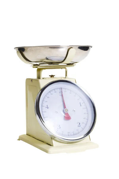 Fechar de uma balança de pesagem — Fotografia de Stock