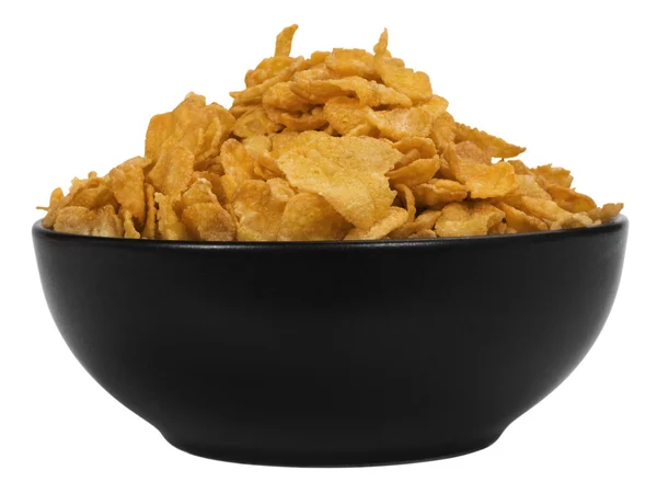 Close-up van een kom van cornflakes — Stockfoto