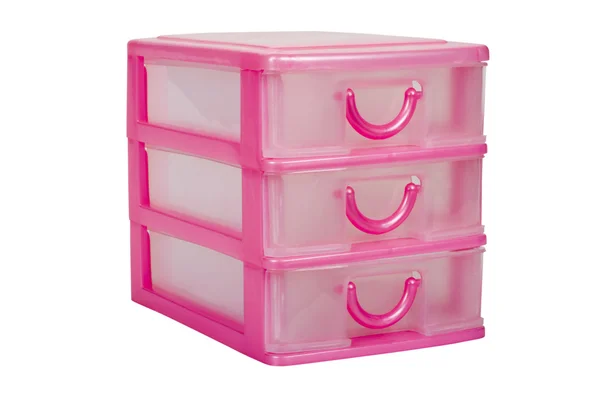 Close-up of plastic drawers — Stock Photo, Image