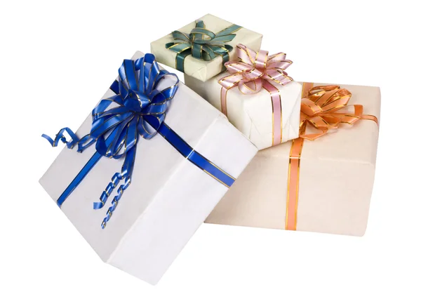 Primo piano delle confezioni regalo — Foto Stock