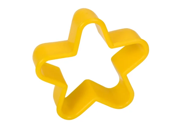 Close-up of a star shaped cookie cutter — Stock Photo, Image