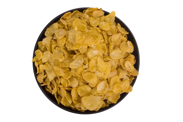 Close-up van een kom van cornflakes — Stockfoto