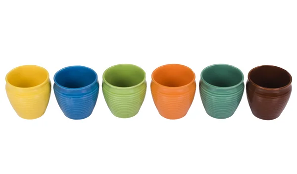 Close-up of ceramic pots — Stock Photo, Image