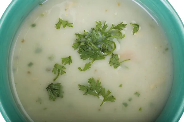 Close-up of a bowl of soup — Stock Photo, Image