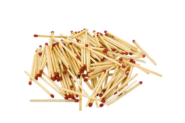 Close-up of a heap of matchsticks — Stock Photo, Image