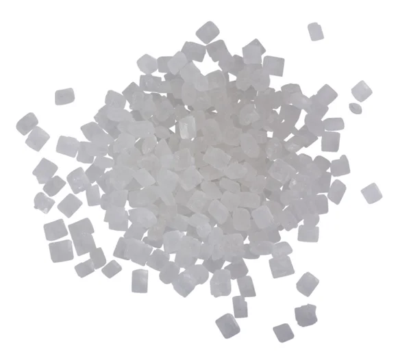 Primer plano del montón de azúcar cristalina — Foto de Stock