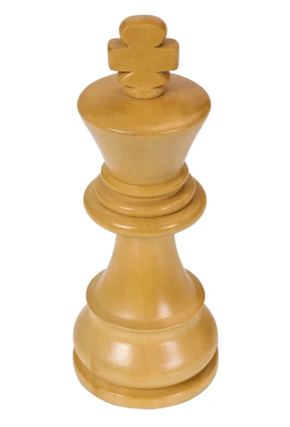 Close-up of a king chess piece — Stock Photo, Image