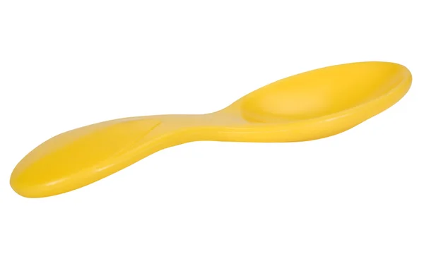 Close-up of a plastic spoon — Stock Photo, Image