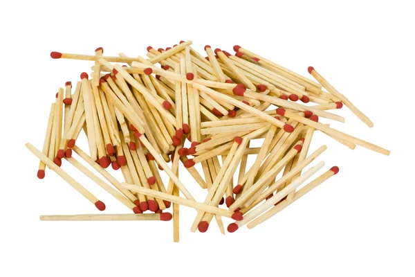 Close-up of a heap of matchsticks — Stock Photo, Image