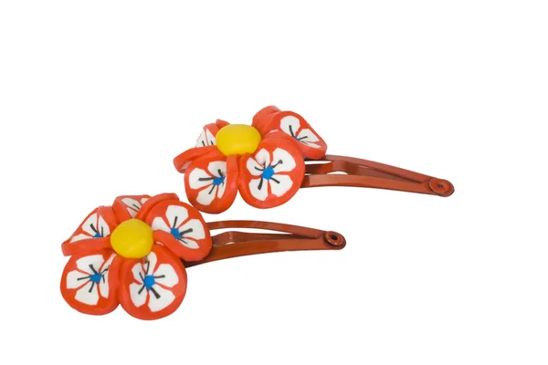 Close-up of a pair of hair clips — Stock Photo, Image