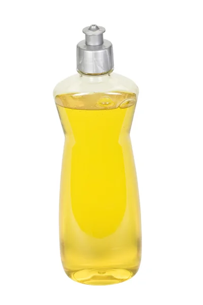 Close-up of an olive oil bottle — Stock Photo, Image