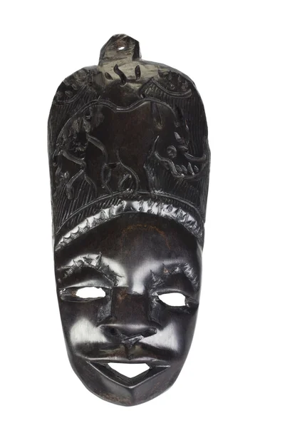 Detail dřevěné masky — Stock fotografie