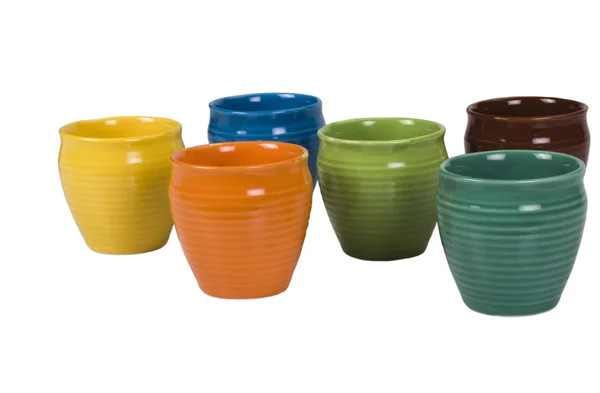 Close-up of ceramic pots — Stock Photo, Image