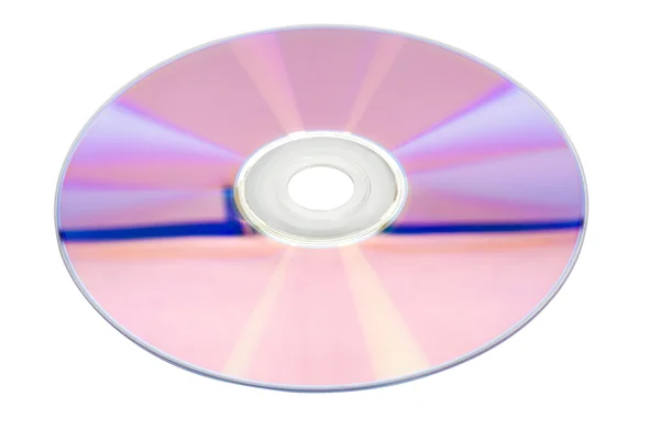 Primo piano di un compact disc — Foto Stock