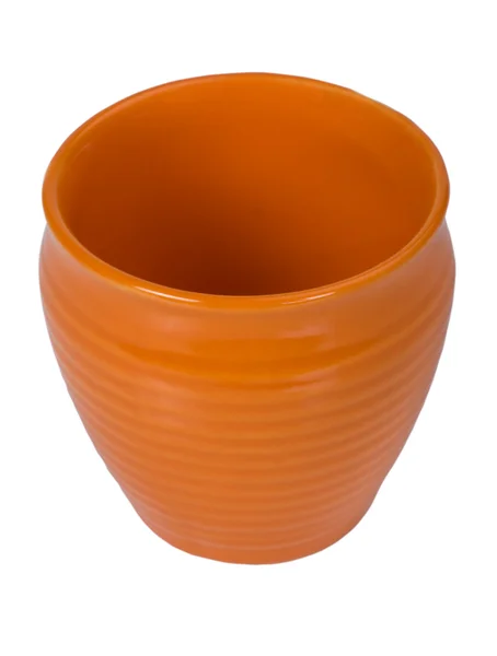 Close-up van een keramische pot — Stockfoto
