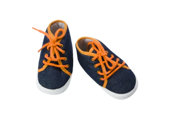 Close-up of a pair of canvas shoes — Stock Photo, Image