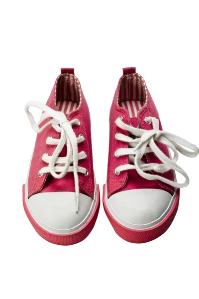 Close-up of a pair of canvas shoes — Stock Photo, Image