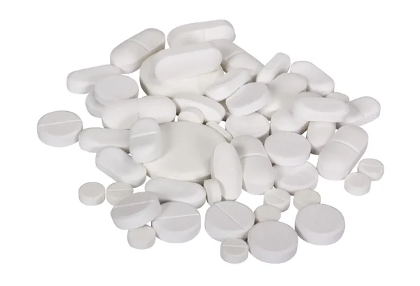 Close-up of assorted tablets — Stock Photo, Image