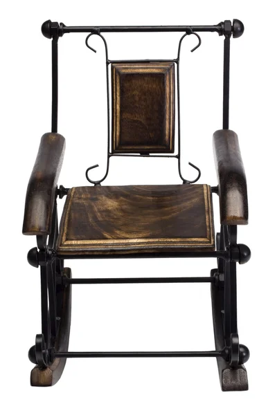 Close-up de uma cadeira de balanço — Fotografia de Stock