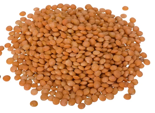 Close-up of red lentils — Stock Photo, Image