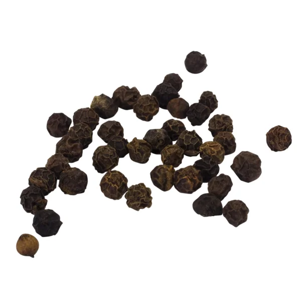 Close-up of black peppercorns — Stock Photo, Image