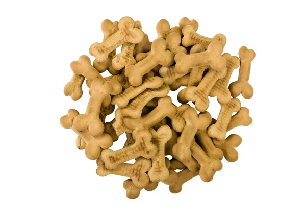 Close-up of a heap of dog biscuits — Stock Photo, Image