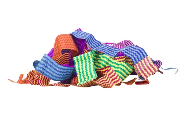 Close-up of tangled paper ribbon — Stock Photo, Image