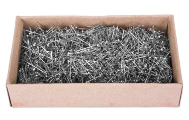 Close-Up bir kutu düz pim