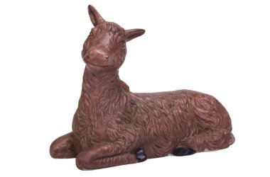 Close-Up bir heykelcik bir buzağı