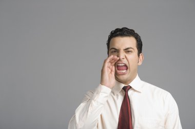 bağırıp işadamı