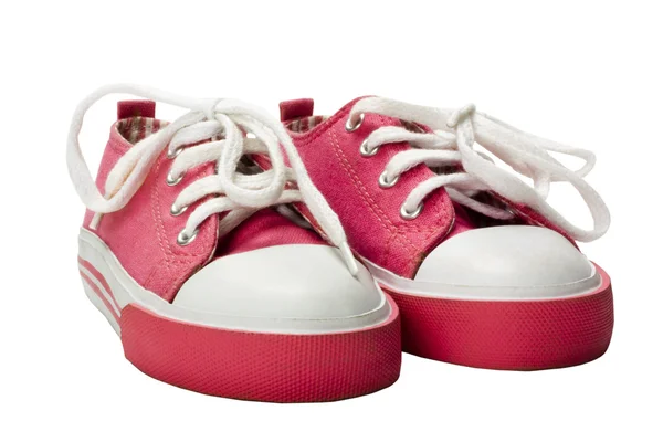 Close-up of a pair of canvas shoes — Stock Photo, Image