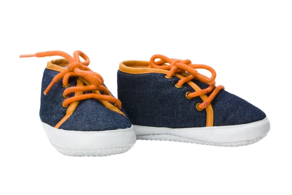 Close-up of a pair of canvas shoes — Stock Photo, Image