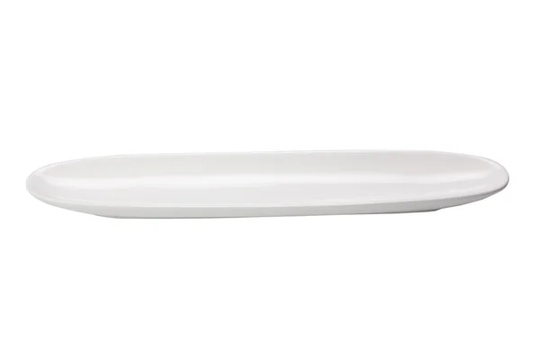 Primer plano de una bandeja blanca — Foto de Stock