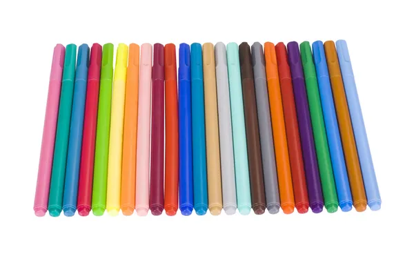 Close-up of felt tip pens — Stock Photo, Image