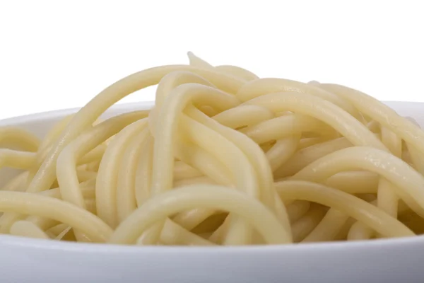 Close-up of a bowl full of noodles — Stock Photo, Image