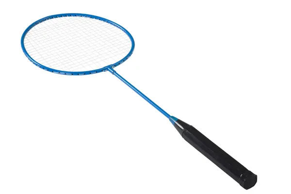 Närbild av ett badmintonracket — Stockfoto