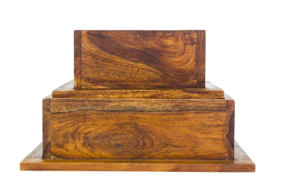 Крупним планом дві порожні дерев'яні рамки — стокове фото