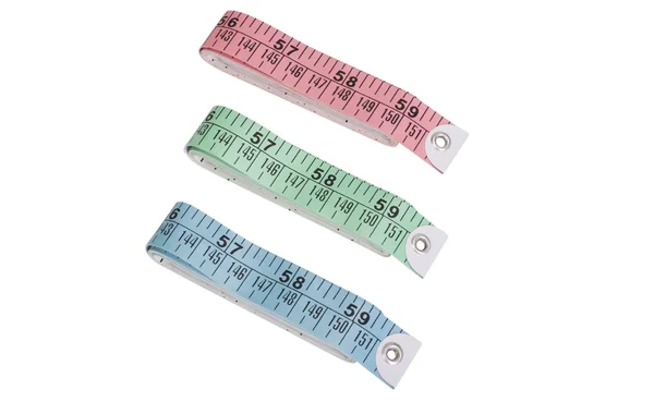 Close-up of tape measures — Stock Photo, Image