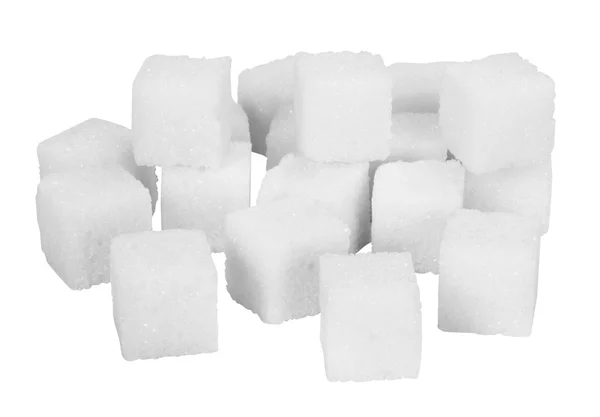 Крупный план кубиков сахара — стоковое фото