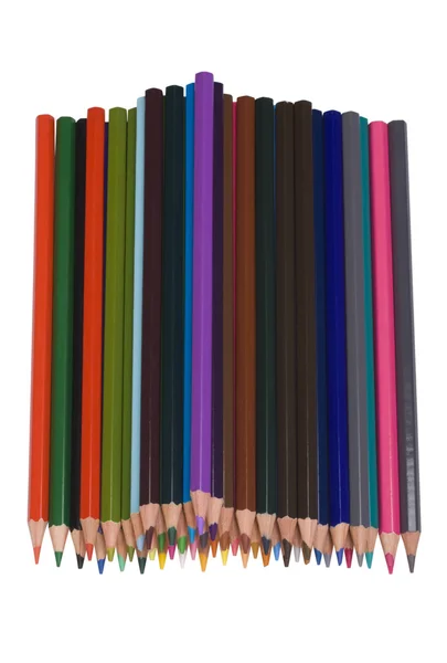 Close-up of colored pencils — Stock Photo, Image