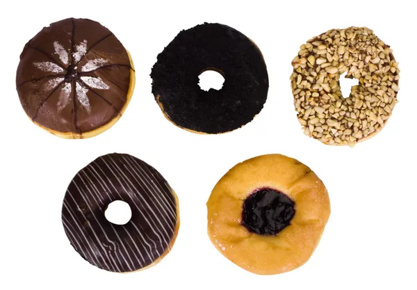 Close-up of assorted donuts — Stock Photo, Image