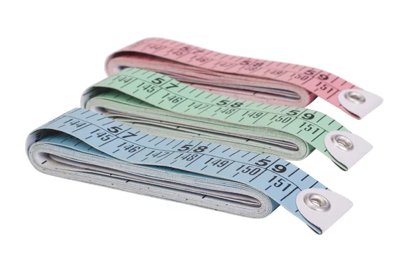 Close-up of tape measures — Stock Photo, Image