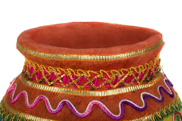 Close-up of a decorative pot — Stock Photo, Image