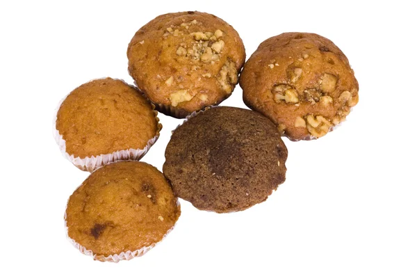 Gros plan sur des muffins assortis — Photo