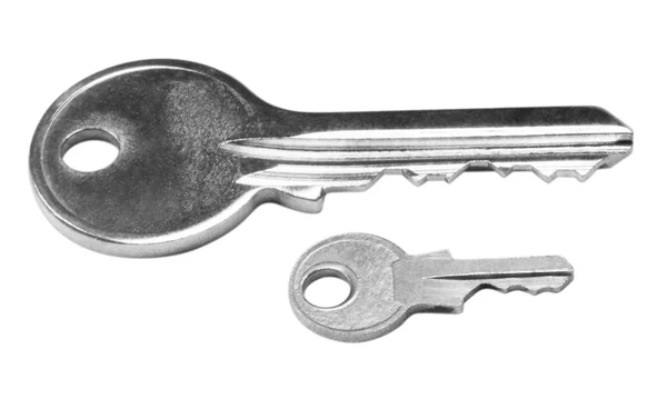 Close-up de duas chaves — Fotografia de Stock