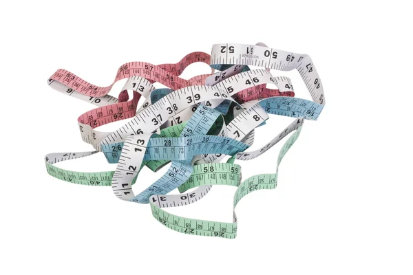 Close-up of tape measures — Stock Photo, Image