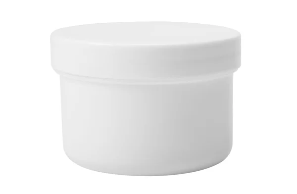 Primo piano di un vaso di crema idratante — Foto Stock