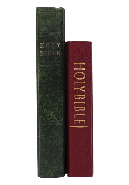 Крупный план книг по Библии — стоковое фото
