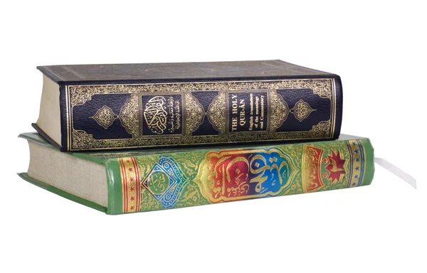 Close-up van de koran boeken — Stockfoto