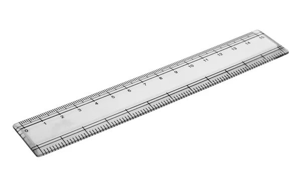 Primer plano de una regla — Foto de Stock